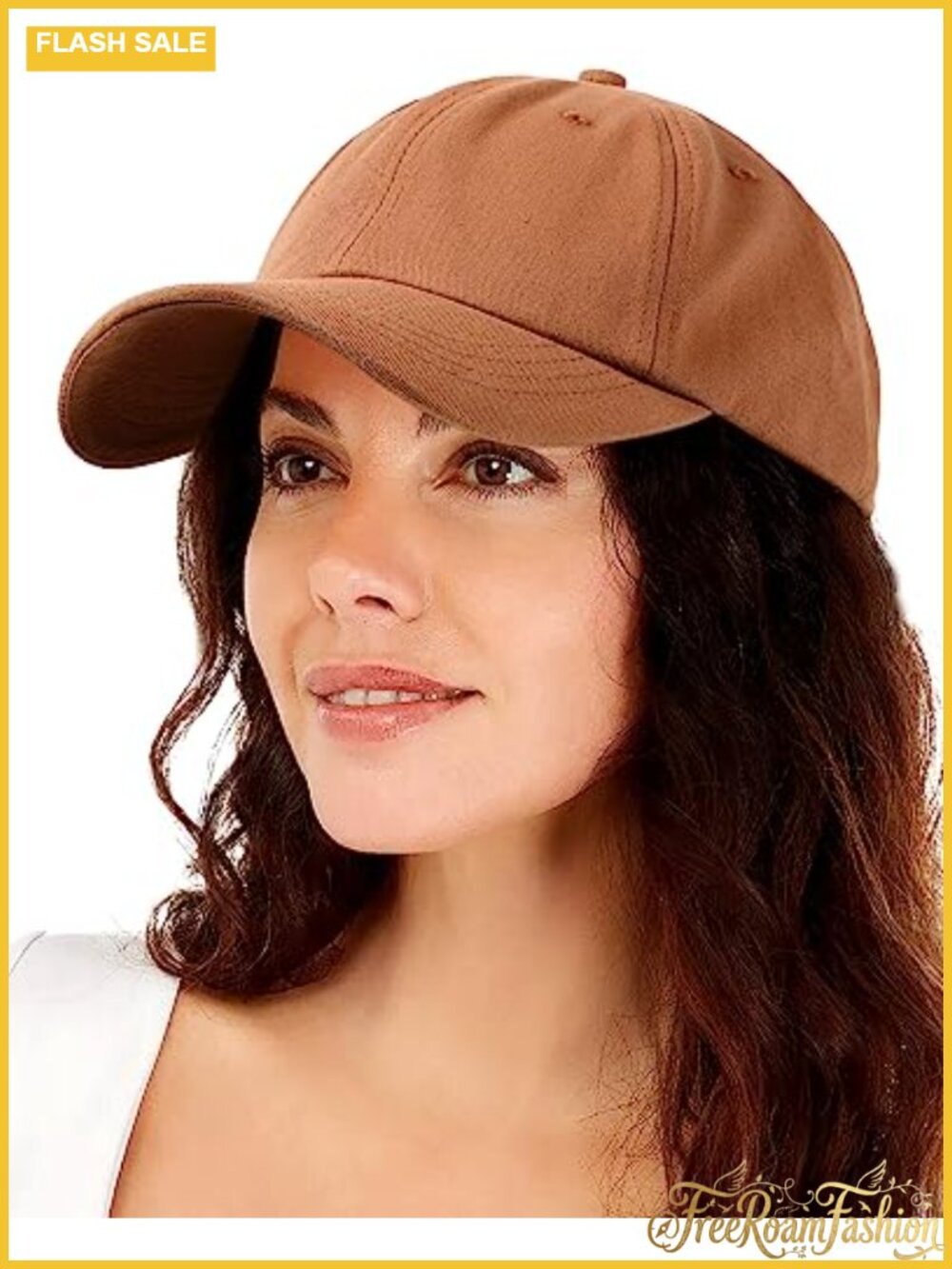 Satin Lined Baseball Cap 100% Cotton Adjustable Dad Hat Hair Protection